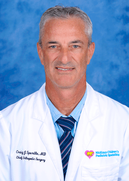 Craig Spurdle, fellowship faculty at Nicklaus Children's Hospital Pediatric Orthopedic, Sports Medicine and Spine Institute