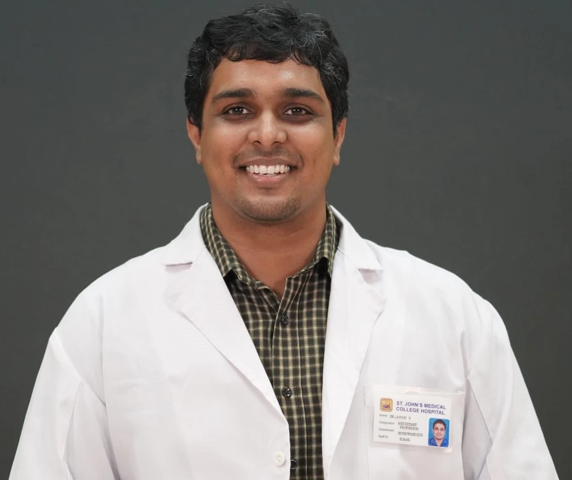 Anoop P., fellowship faculty at St. John’s Medical College and Hospital