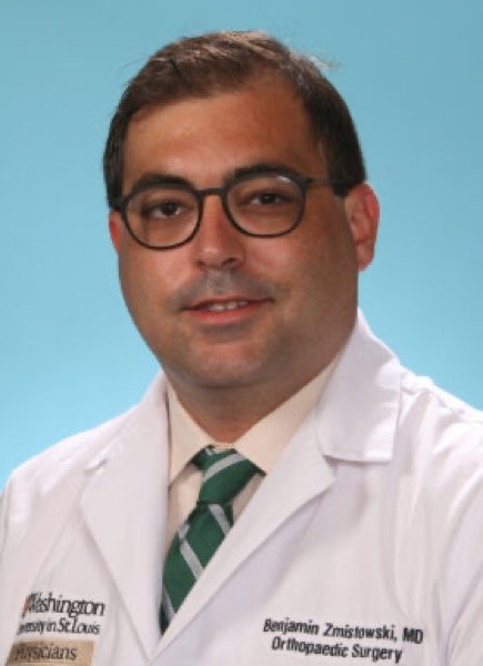 Benjamin Zmistowski, fellowship faculty at Washington University School of Medicine