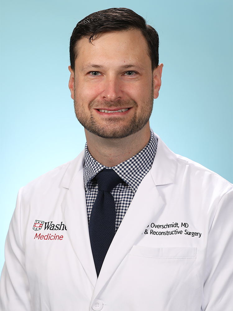 Bo Overschmidt, fellowship faculty at WashU Medicine Division of Plastic and Reconstructive Surgery