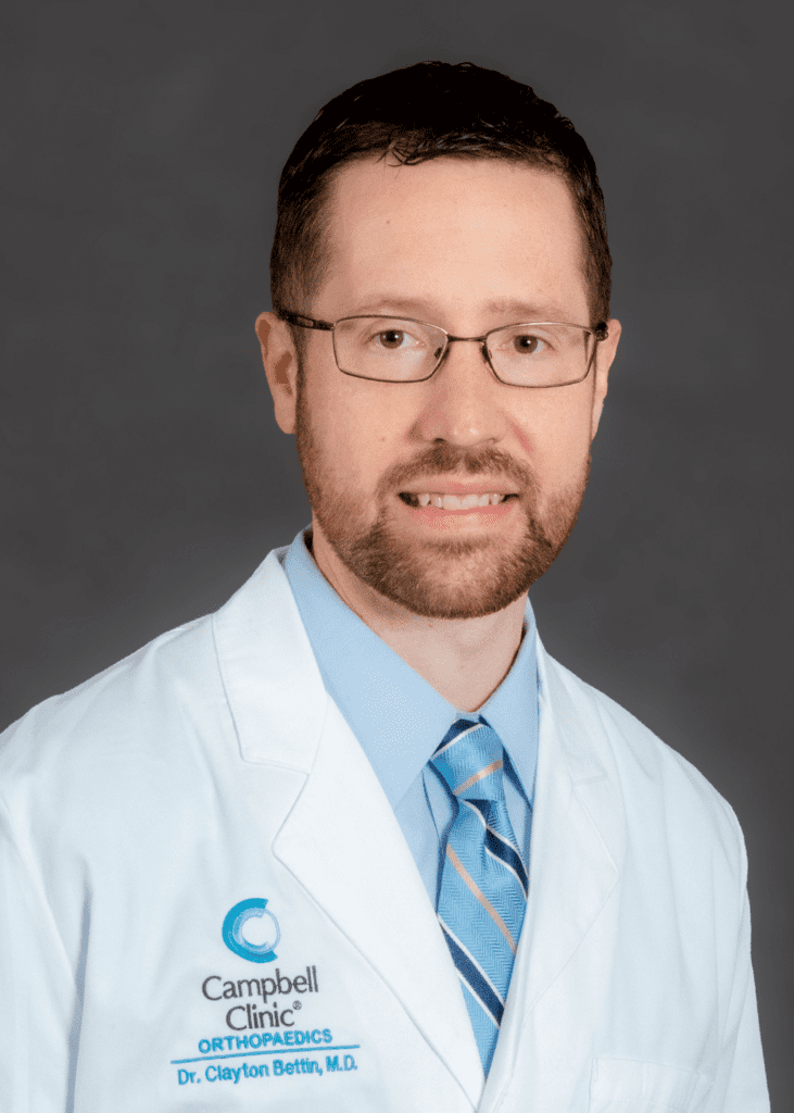 Clayton Bettin, fellowship faculty at University of Tennessee-Campbell Clinic