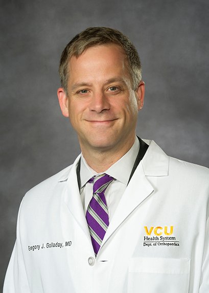 Gregory J. Golladay, fellowship faculty at Virginia Commonwealth University Adult Reconstruction Fellowship
