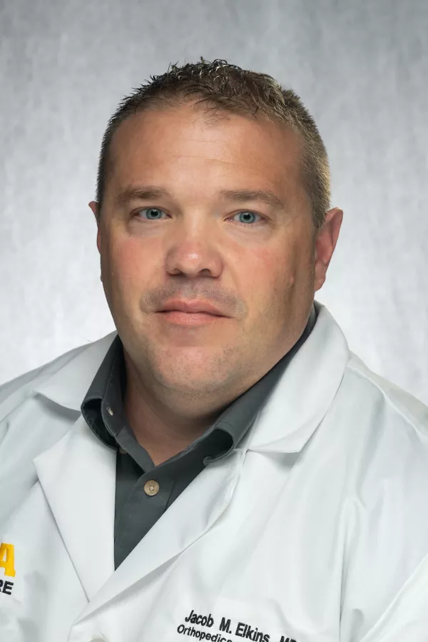 Jacob M. Elkins, fellowship faculty at University of Iowa Adult Hip & Knee Reconstruction Fellowship
