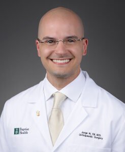 Jorge N. Gil, fellowship faculty at Baptist Health Orthopedic Care