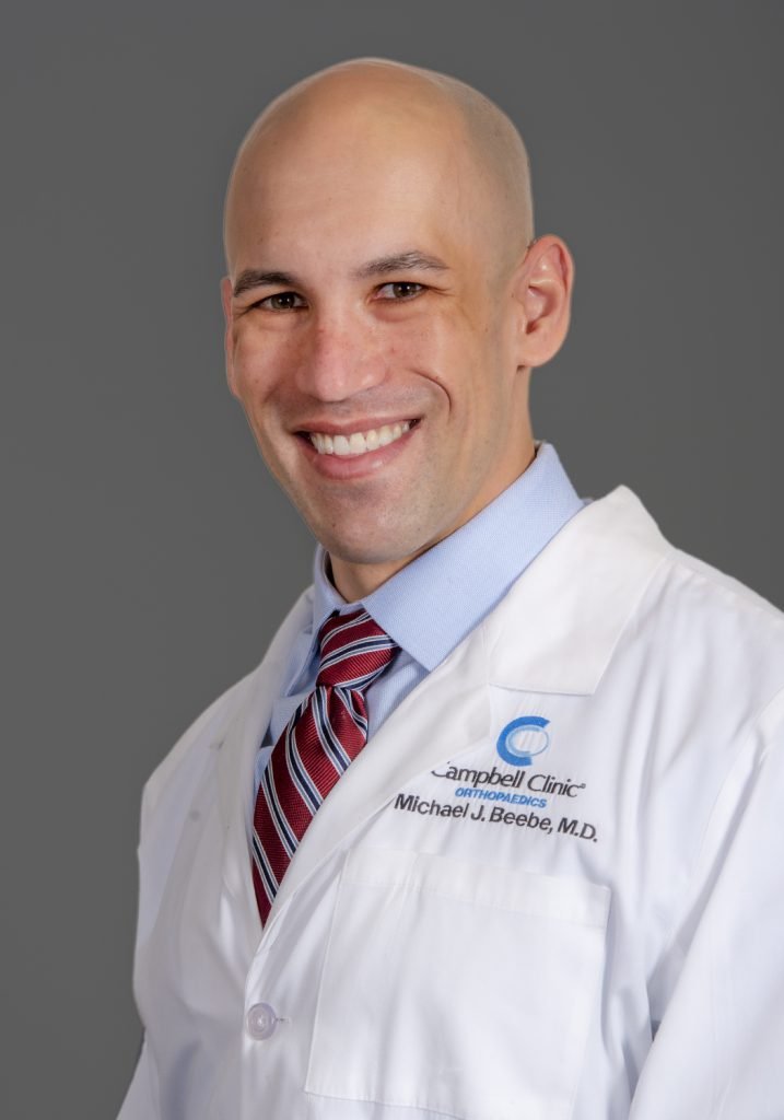 Michael J. Beebe, fellowship faculty at Campbell Clinic / University of Tennessee Health Science Center