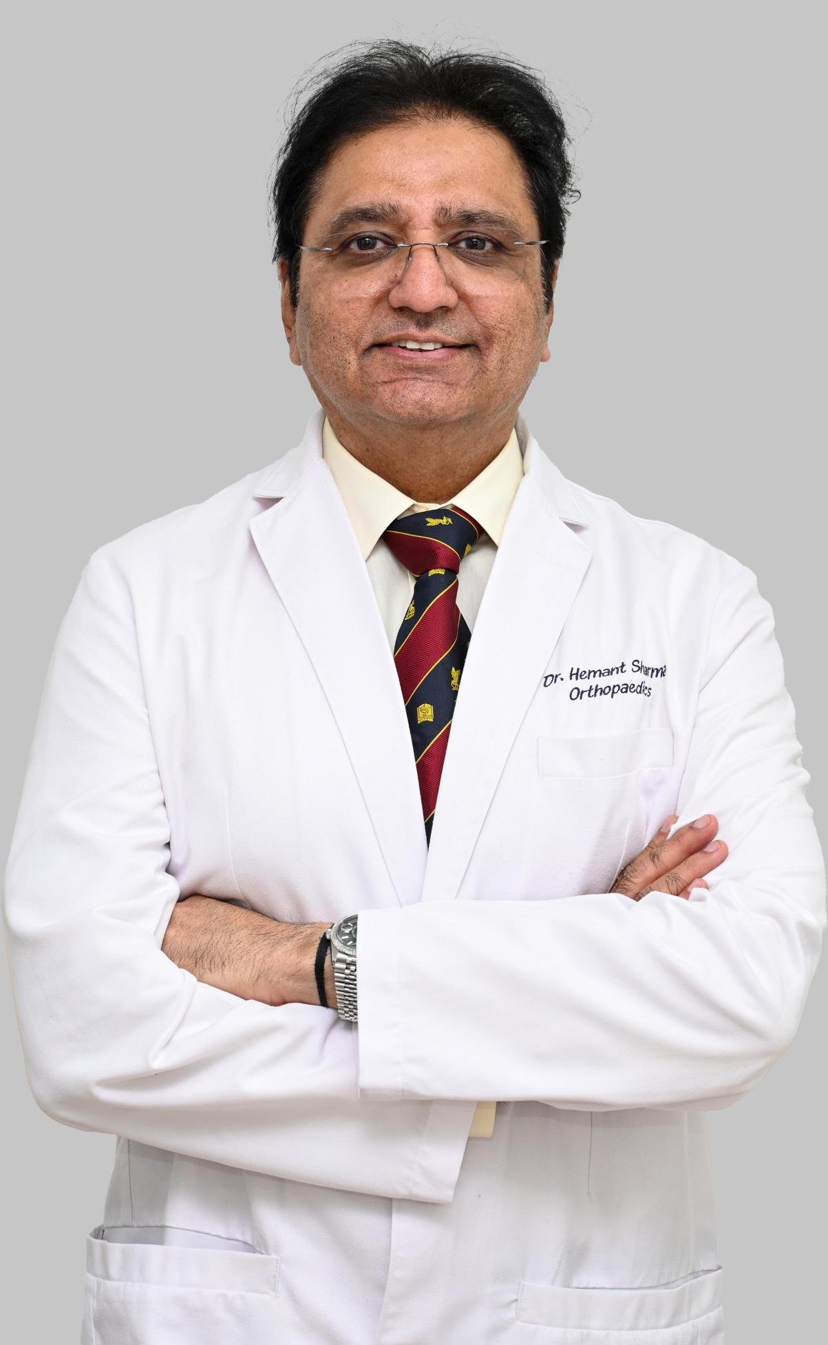 Dr Hemant Sharma (Director, Joint Replacement, Sports Injury & Trauma), fellowship faculty at Marengo Asia Hospitals, Gurugram, Department of Orthopaedics