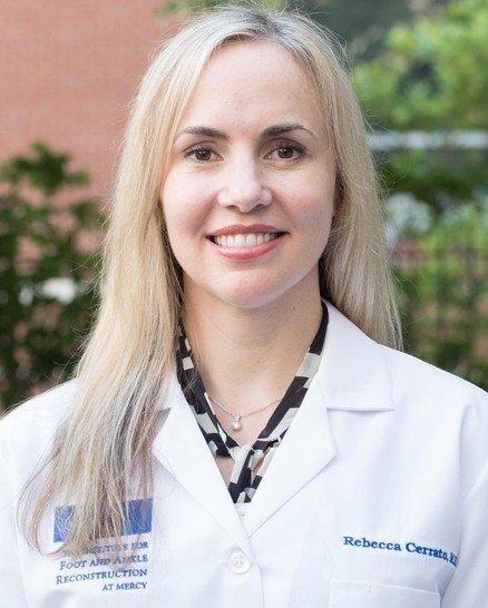Rebecca Cerrato, fellowship faculty at The Institute for Foot and Ankle Reconstruction at Mercy