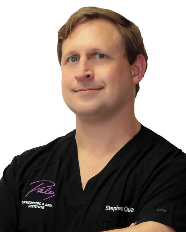 Stephen Quinnan, fellowship faculty at Paley Orthopedic & Spine Institute
