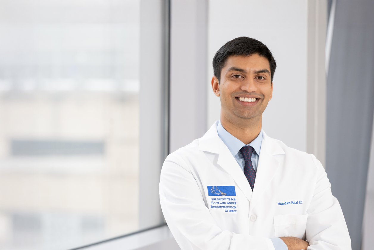 Vandan Patel, fellowship faculty at The Institute for Foot and Ankle Reconstruction at Mercy Medical Center